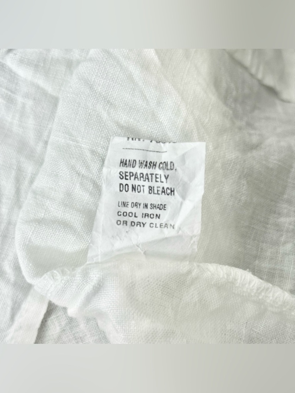Alessia Pacini White Linen‎ Embroidered Popover Peasant Tunic Blouse M - Picture 7 of 7